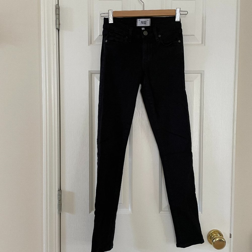 Paige black skinny jeans